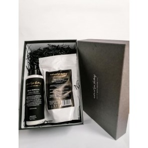 Natural Spa Factory Fig & Vanilla Hand Cream & Body Scrub Gift Set