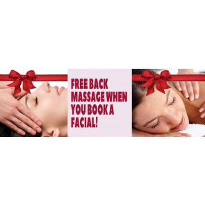 Free Back Massage with Facial 