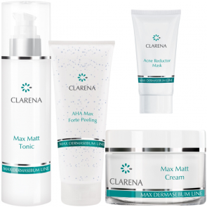 Clarena Max Dermasebum Acne Oily Skin Set (