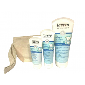 Lavera Baby Kinder Organic Skincare Cotton Bag Gift Set