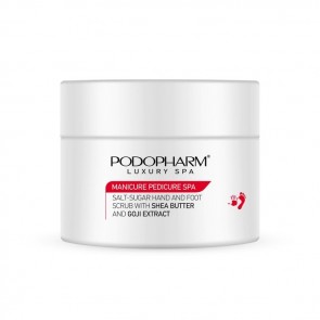 Podopharm Professional Hands & Feet Salt & Sugar Scrub Shea Butter & Goji 300g 
