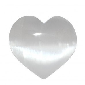 Angelic Selenite Heart-shaped