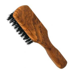 Forsters Hairbrush Boar Bristles Olive Wood Small