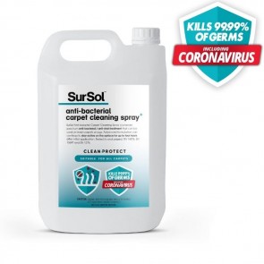 5L x SurSol Alcohol Free Anti-bacterial Carpet Cleaning Spray-5L