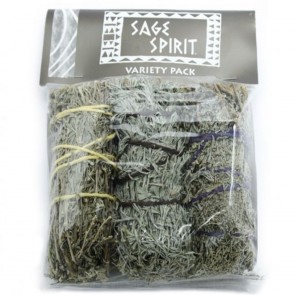 Sage Spirit 3 Variety Smudging Sticks Pack
