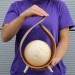 Natural Coconut Lamp - Natural Wrapover 