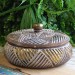 Wooden & Gold Trinket Jar