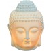 Ceramic Buddha Head Oil Burner White