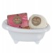 Ceramic Rose & Vanilla Bath Gift Set