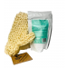 Natural Spa Factory Bladderwrack & Peppermint Body Scrub & Sisal Glove Gift Set