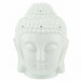 Ceramic Buddha Head Oil Burner White